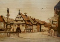 Extract of a sight of Obernai, by Alphonse Clauss